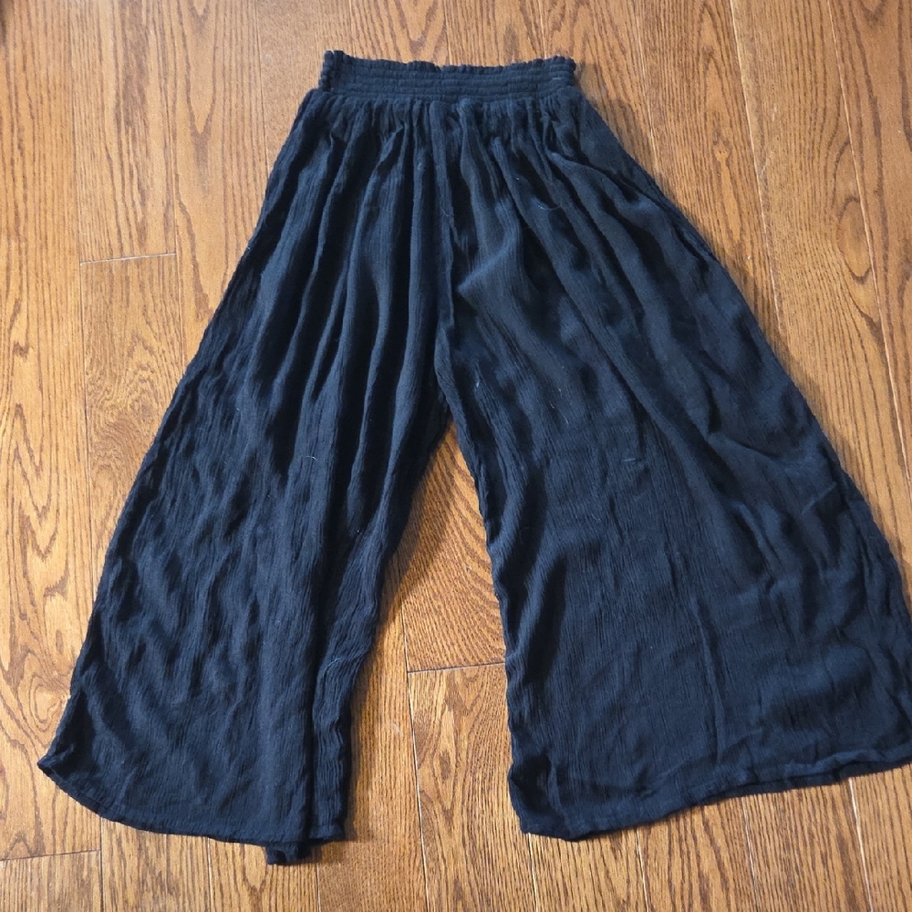 Urban Outfitters Black Textured Pants